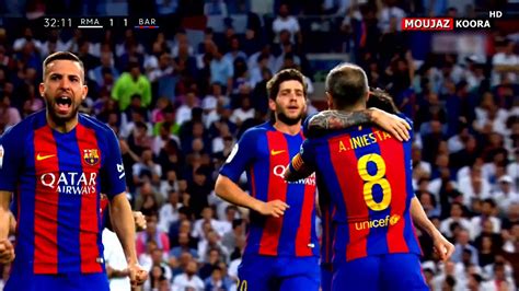 لعبة برشلونة وريال مدريد